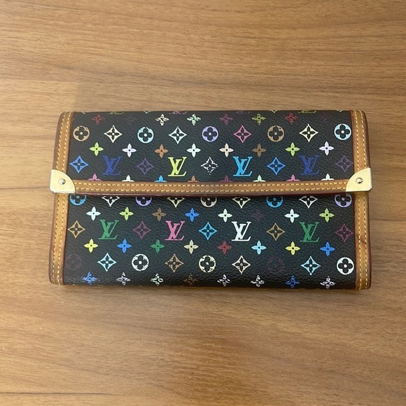 Louis Vuitton Takashi Murakami Long Wallet with Box - Picture 3 of 12